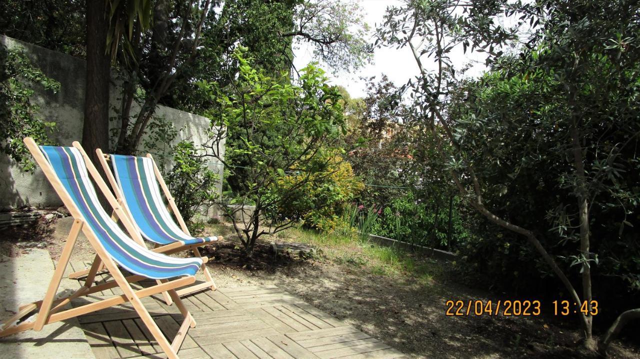 Nice - Studio Independant En Villa - Mer Ville Calme Jardinet Buitenkant foto